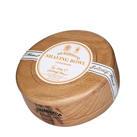 Rasierseife in Holzschale D.R. Harris - Sandalwood (100 g)