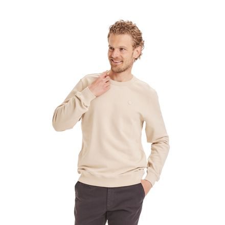 Baumwollpullover Knowledge Cotton Apparel GOTS/Vegan - Light Feather Gray