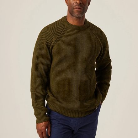 Peregrine Ford Crew Jumper — Olive
