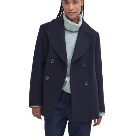 Barbour Ingrid Wool Peacoat