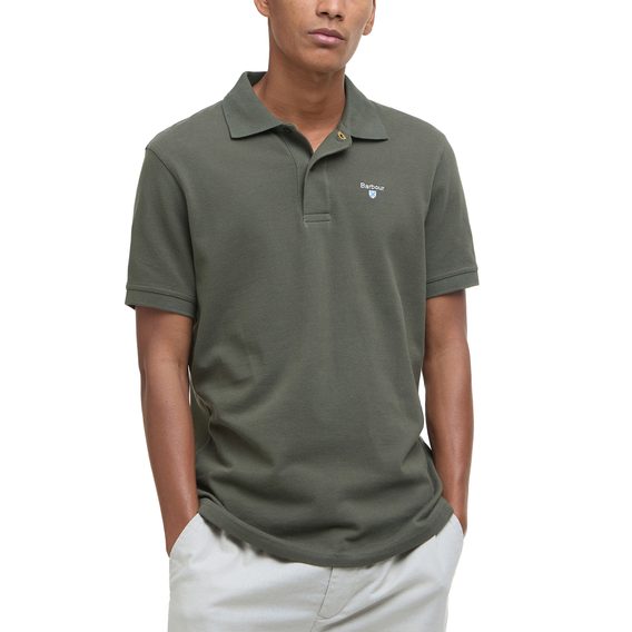 Barbour Sports Polo Shirt — Uniform Green