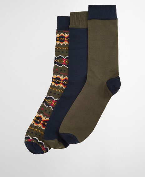 Barbour Case Sock Gift Set