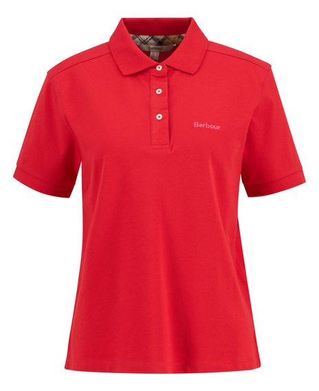 Barbour Bowford Polo Shirt — Red