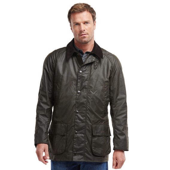 Barbour Bristol Wax Jacket — Olive