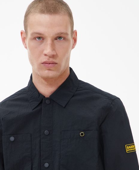 Barbour International Cadwell Overshirt — Classic Black