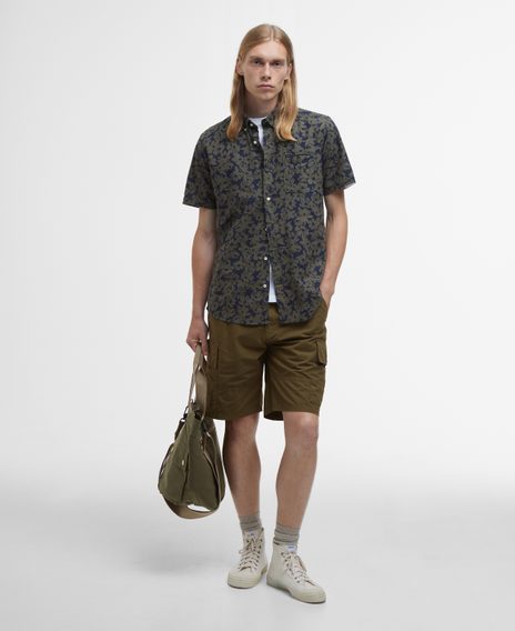 Barbour Sidmouth Bedrucktes Kurzarm-Hemd