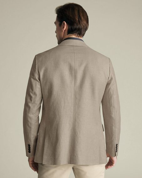 Charles Tyrwhitt Cotton/Linen Jacket — Limestone