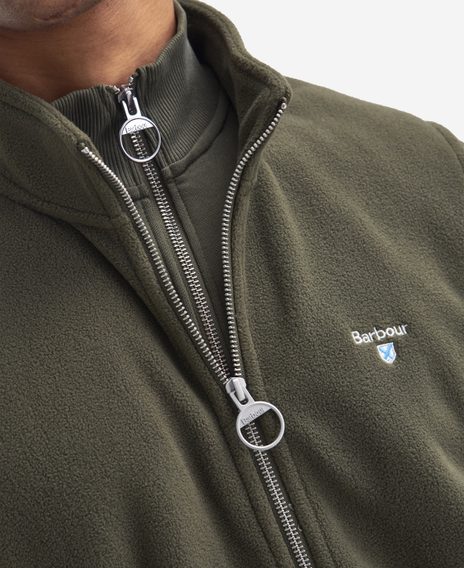 Barbour Essentials Fleece Gilet — Mid Olive