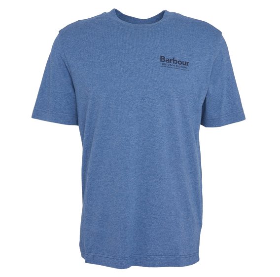 Barbour Thornley Relaxed Graphic T-Shirt — Chambray