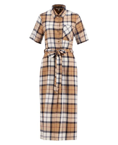 Barbour Fern Midi Dress — Hessian Tartan