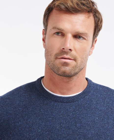 Barbour Tisbury Crew Neck Sweater — Navy