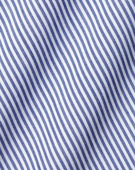 Charles Tyrwhitt Spread Collar Non-Iron Bengal Stripe Shirt — Royal Blue