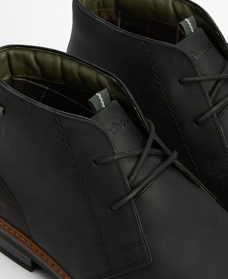 Barbour Readhead Chukka Boots — Classic Black