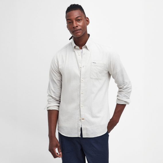 Barbour Nelson Tailored Shirt — Mist