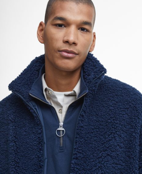 Barbour Weardale Fleece Jacket — Navy