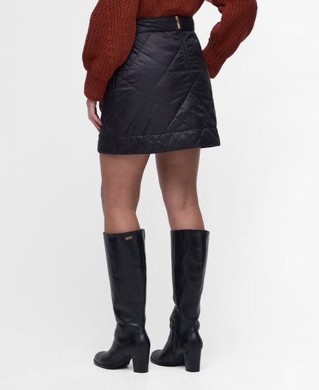 Barbour International Comet Quilted Mini Skirt