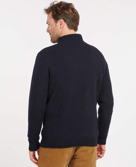 Barbour Nelson Essential Half Zip Sweatshirt — Navy