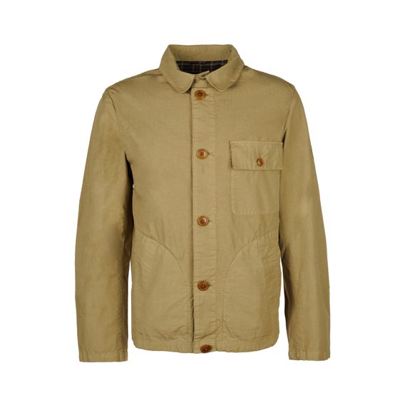 Strapazierfähige Baumwolljacke Barbour International McQueen Terrance Chore — Olive