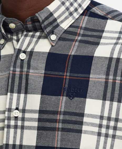 Barbour Edgar Tailored Shirt — Navy