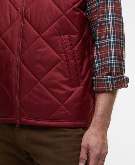 Barbour Finn Gilet — Brick Red