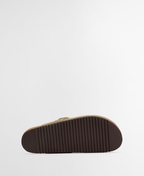 Barbour Bowman Sandal — Taupe Suede