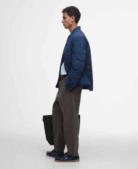 Barbour Elmstone Quilted Jacket — Navy