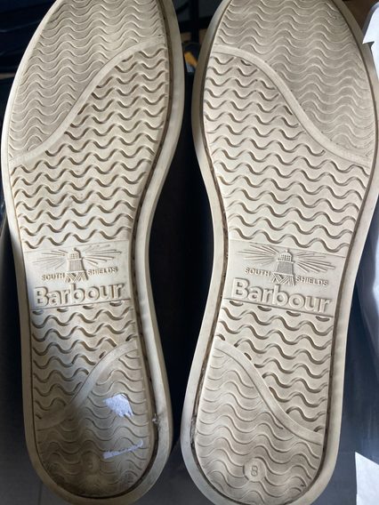 Bazar: Barbour Wake Boat Shoes — Braun/Navy (42 / 8)