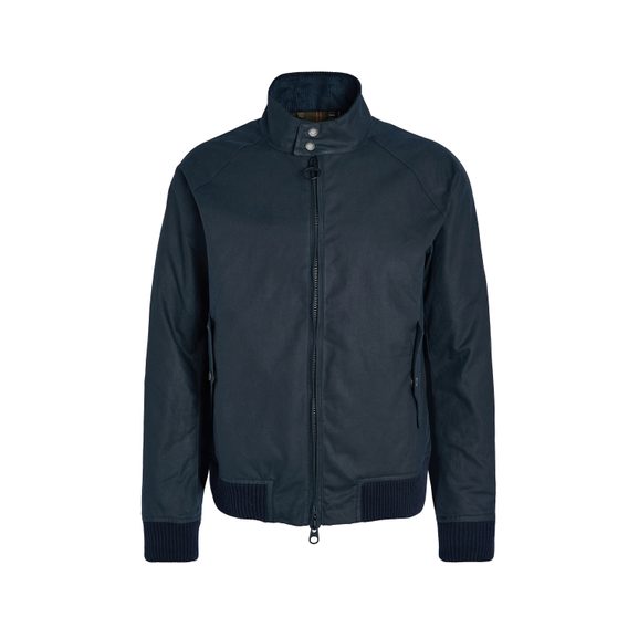 Barbour Porton Wax Jacket — Classic Navy