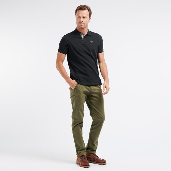 Klassische Chino Hose Barbour Neuston Twill - Ivy Green