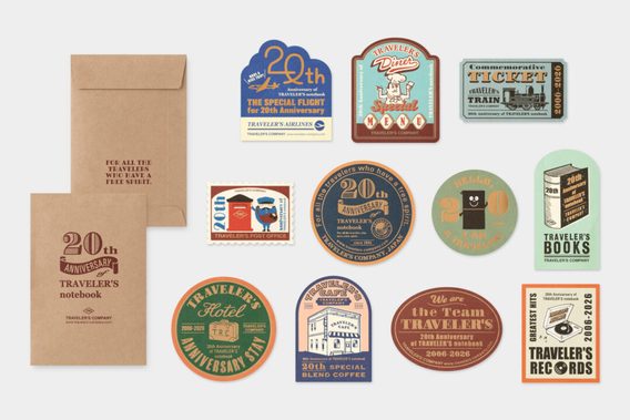 Traveler's Notebook — 20th Anniversary Customization Set
