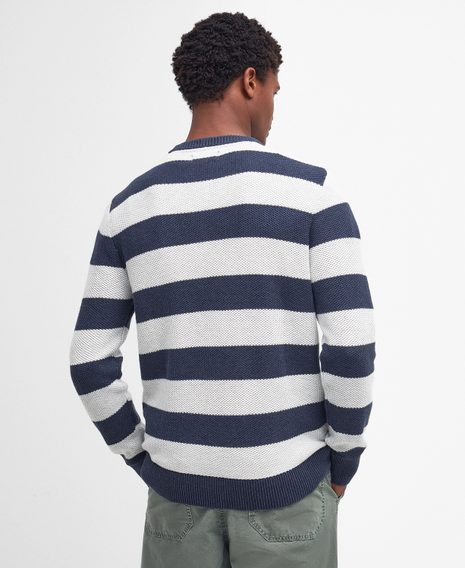 Barbour Craster Striped Crew Neck Jumper