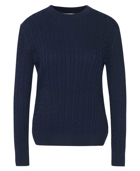 Barbour Hartland Crew Neck Jumper — Navy