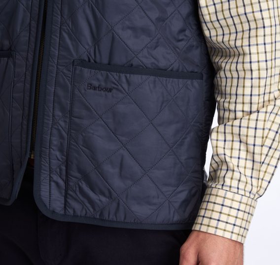 Barbour Polarquilt Zip-In Liner — Classic Navy