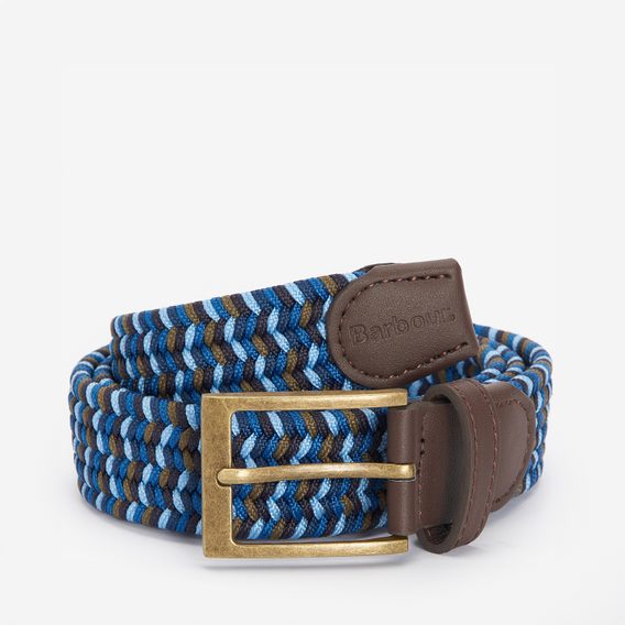 Barbour Kildare Webbing Belt — Marine Blue