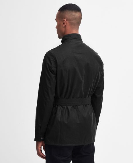 Barbout International Tourer Slim Wax Jacket — Classic Black