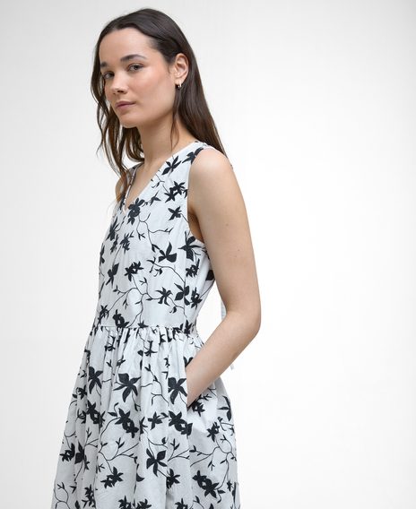 Barbour Elina Printed Midi Dress