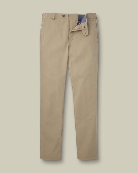 Charles Tyrwhitt Ultimate Non-Iron Chinos — Taupe