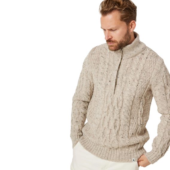 Peregrine Lewis Zip Neck Jumper — Skiddaw