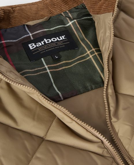 Barbour Finn Gilet — Military Brown