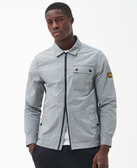 Barbour International Inlet Overshirt — Battleship