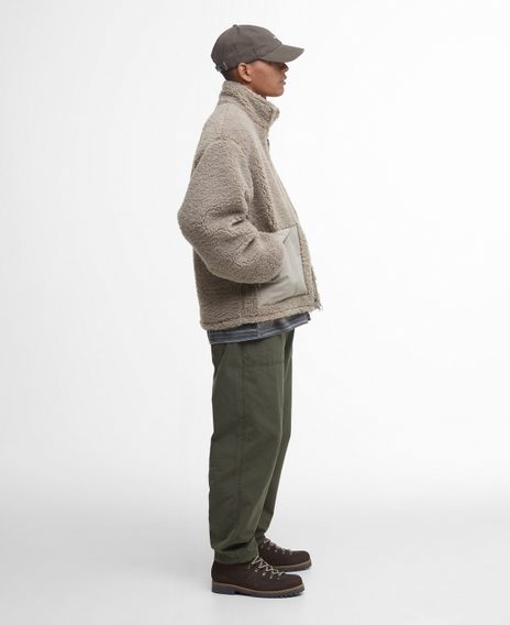 Barbour Weardale Fleece Jacket — Concrete