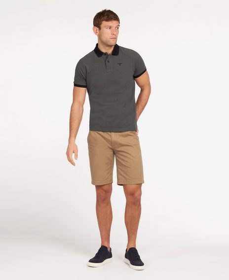 Barbour Sports Mix Polo Shirt — Black
