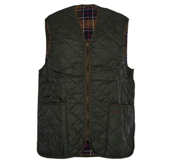 Barbour Quilted Gilet — Classic Olive