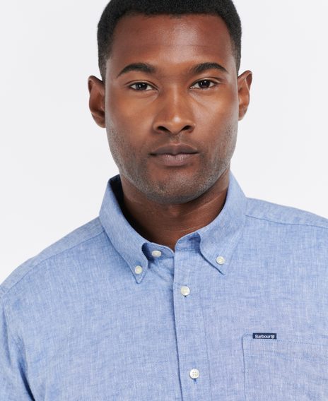 Barbour Nelson Tailored Shirt — Blue