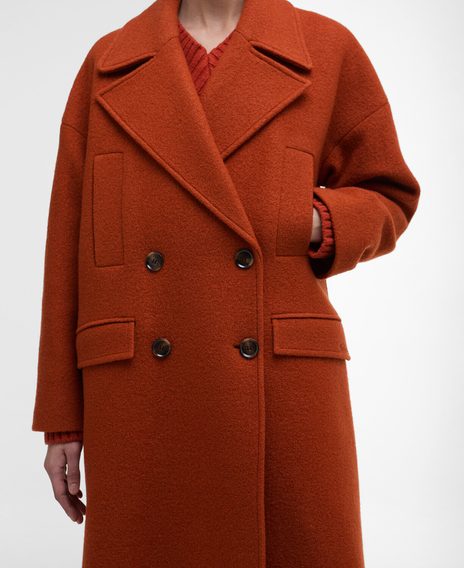 Barbour Blyth Double Breasted Wool Coat