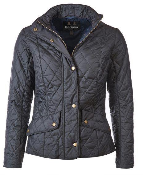 Gentleman Store Barbour Flyweight Cavalry Quilted Jacket Navy Barbour Jacken Mantel und Westen Fur Frauen Kleidung