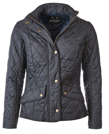 Barbour Flyweight Cavalry Quilted Jacket — Navy