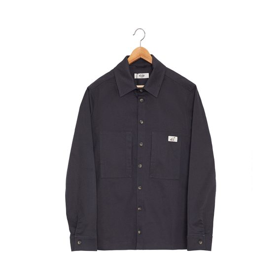 Gabardine Shirt — Dark Gray