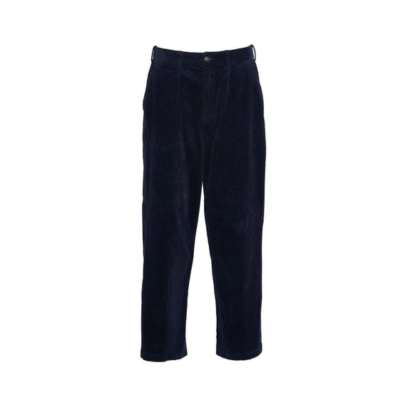 Barbour Stretch Cord Relaxed Trousers — Dark Navy