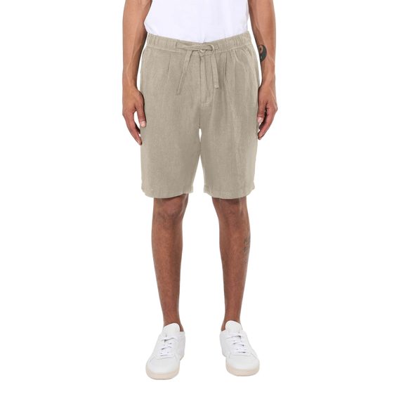 Leinenshorts Knowledge Cotton Apparel — Light Feather Gray